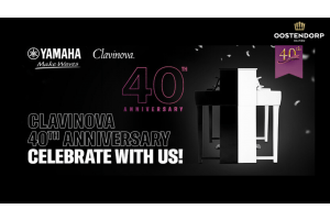 Clavinova is 40 jaar en trakteert op €250,- korting! 