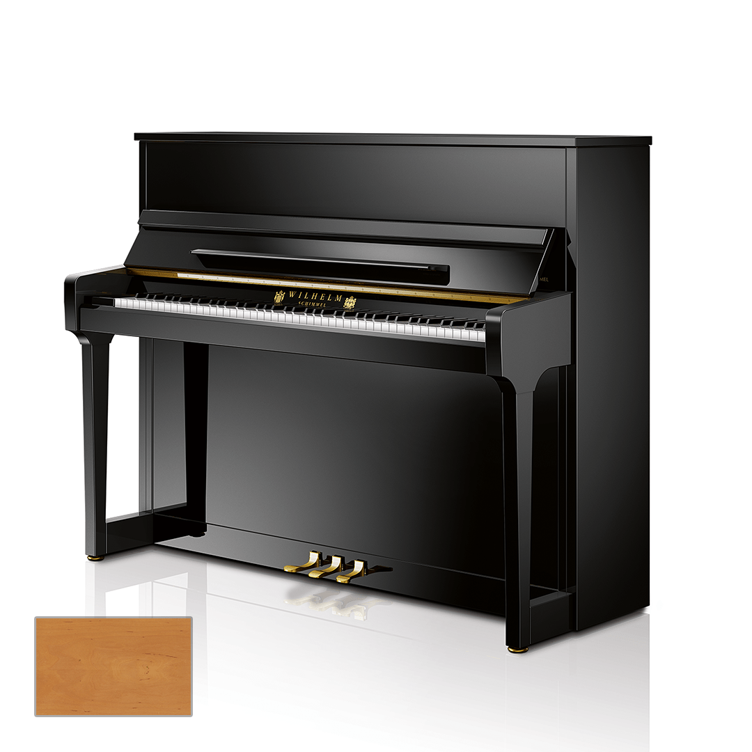 Wilhelm Schimmel W 114T ES messing piano afbeelding