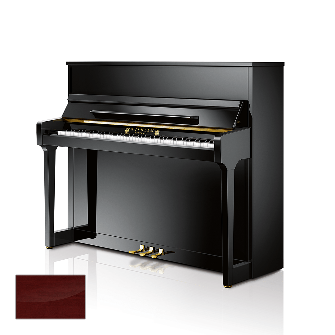Wilhelm Schimmel W 118T MP messing piano afbeelding