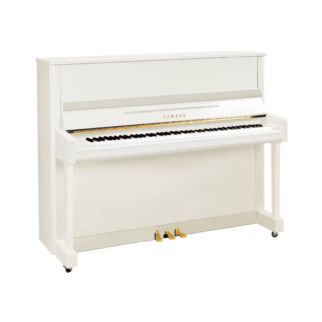 Yamaha B3E TC3 PWH messing TransAcoustic 3 piano afbeelding