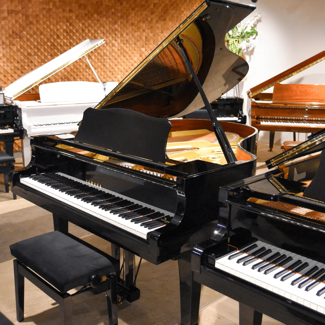 Yamaha C3A PE messing vleugel 4080182-2237 afbeelding