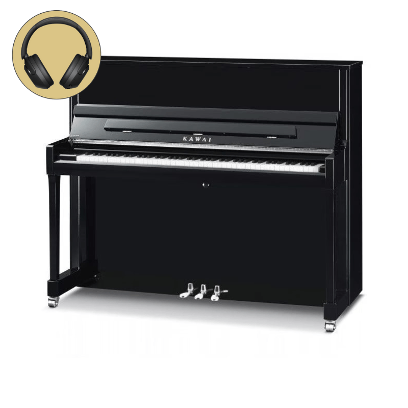 Kawai K-300 AURES2 E/P chroom silent piano