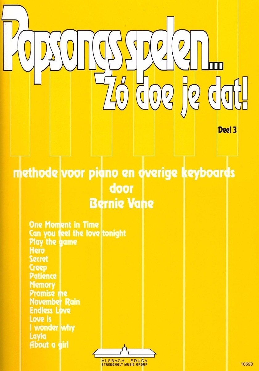 B003699_Bernie Vane Popsongs spelen; zo doe je dat! Deel 3_Boeken
