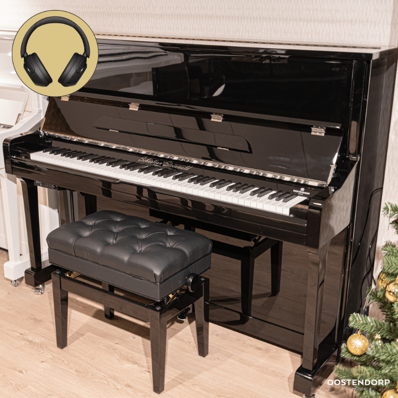 Sebastian Steinwald 121 (AdSilent) PE zilver silent piano