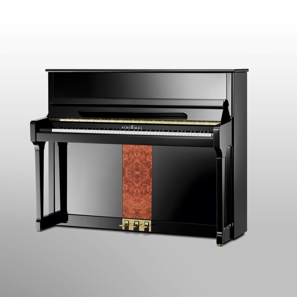 Schimmel Classic C121 TN SP messing piano afbeelding