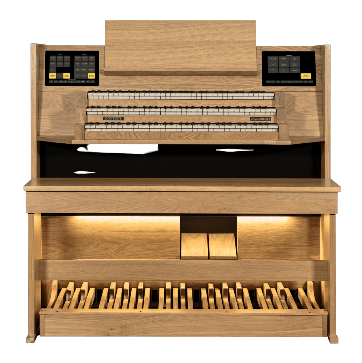 Content Cambiare 312 SW blank eiken orgel afbeelding