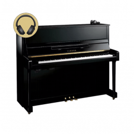 Yamaha B3E SC3 PE messing silent piano (zwart hoogglans) 