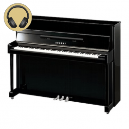 Yamaha B2E SC3 PEC chroom silent piano (zwart hoogglans) 