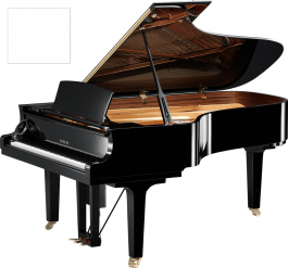 Yamaha D C7X EN PRO PWH messing Disklavier vleugel 