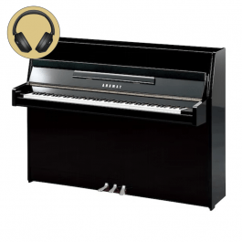 Yamaha B1 SC3 PEC chroom silent piano (zwart hoogglans) 