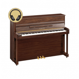 Yamaha B2E SC3 PW messing silent piano (noten hoogglans) 