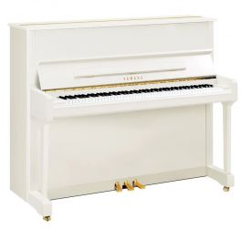 Yamaha P121 SH2 PWH messing silent piano (wit hoogglans) 