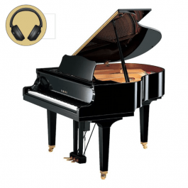 Yamaha D GB1 K ENST PWH messing Disklavier vleugel 