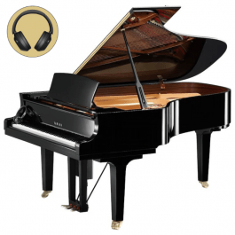 Yamaha D C6X EN PRO PE messing Disklavier vleugel 