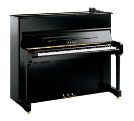 Yamaha P121 SH2 PE messing silent piano (zwart hoogglans) 