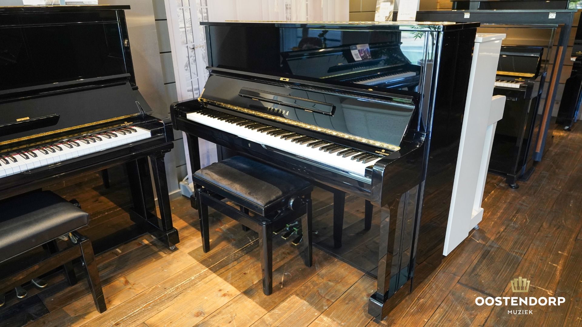 Yamaha U1A PE messing piano 4226172-3783 afbeelding