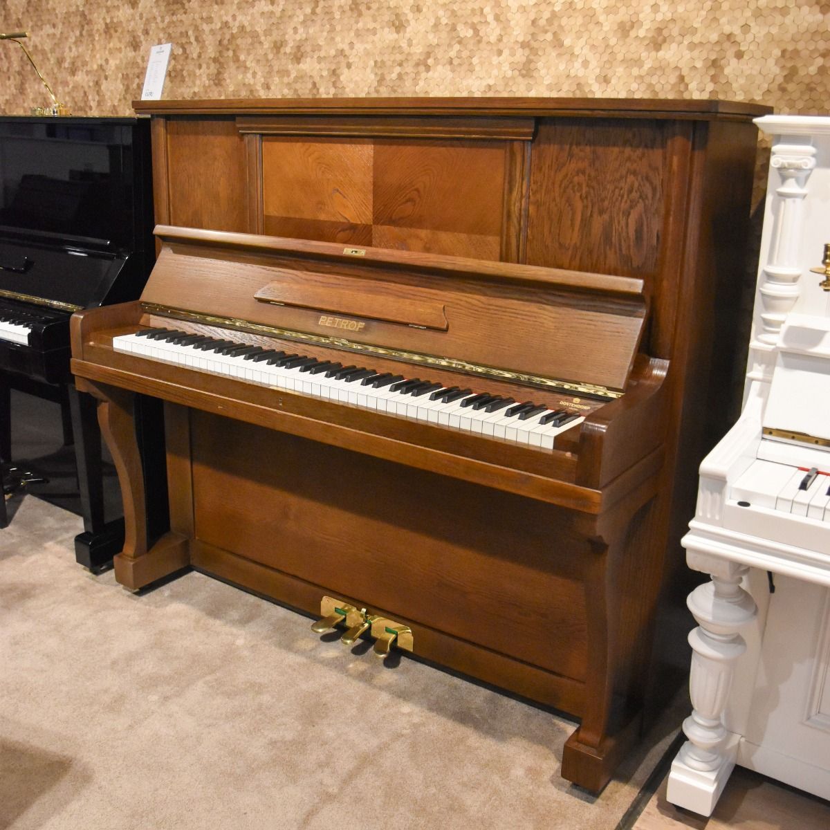 Petrof 135 DO messing piano 52073-1683 afbeelding