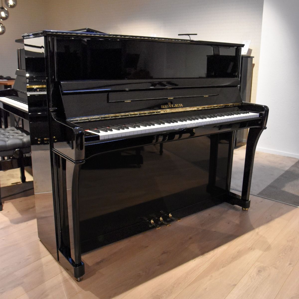 Seiler 122 PE messing piano 184102286-2375