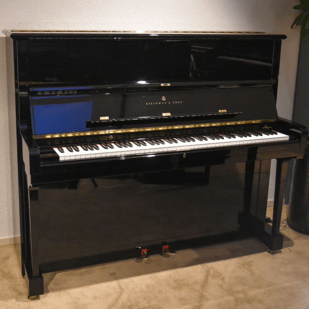 Steinway & Sons V-125 PE messing piano 501846-4569 afbeelding
