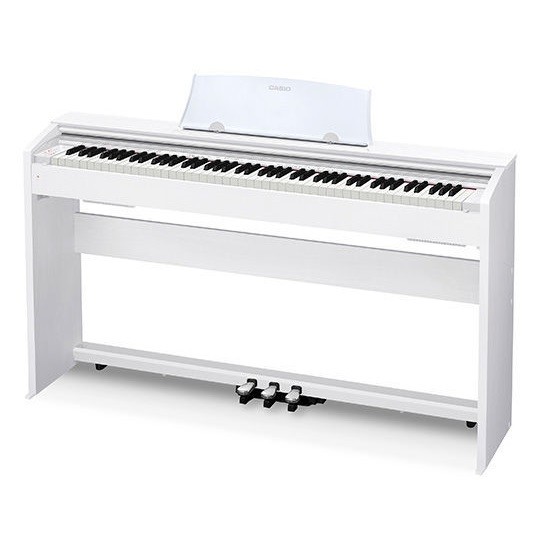 P043015_Casio Privia PX-770 WE digitale piano incl. stand_Home piano's