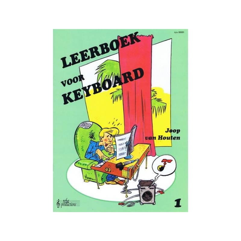 Joop van Houten Leerboek Voor Keyboard Deel 1 afbeelding