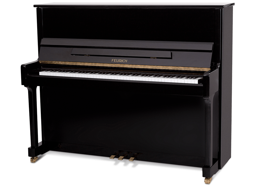 Feurich 122 - Universal PE messing piano afbeelding