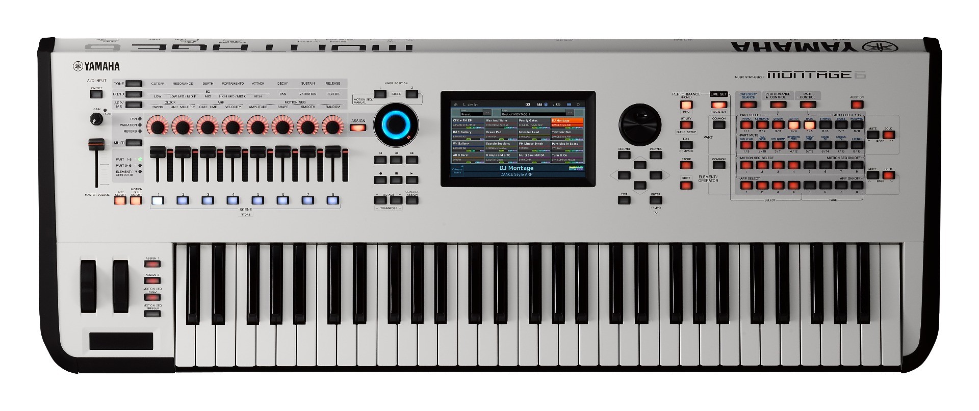 Yamaha Montage 6 WH synthesizer