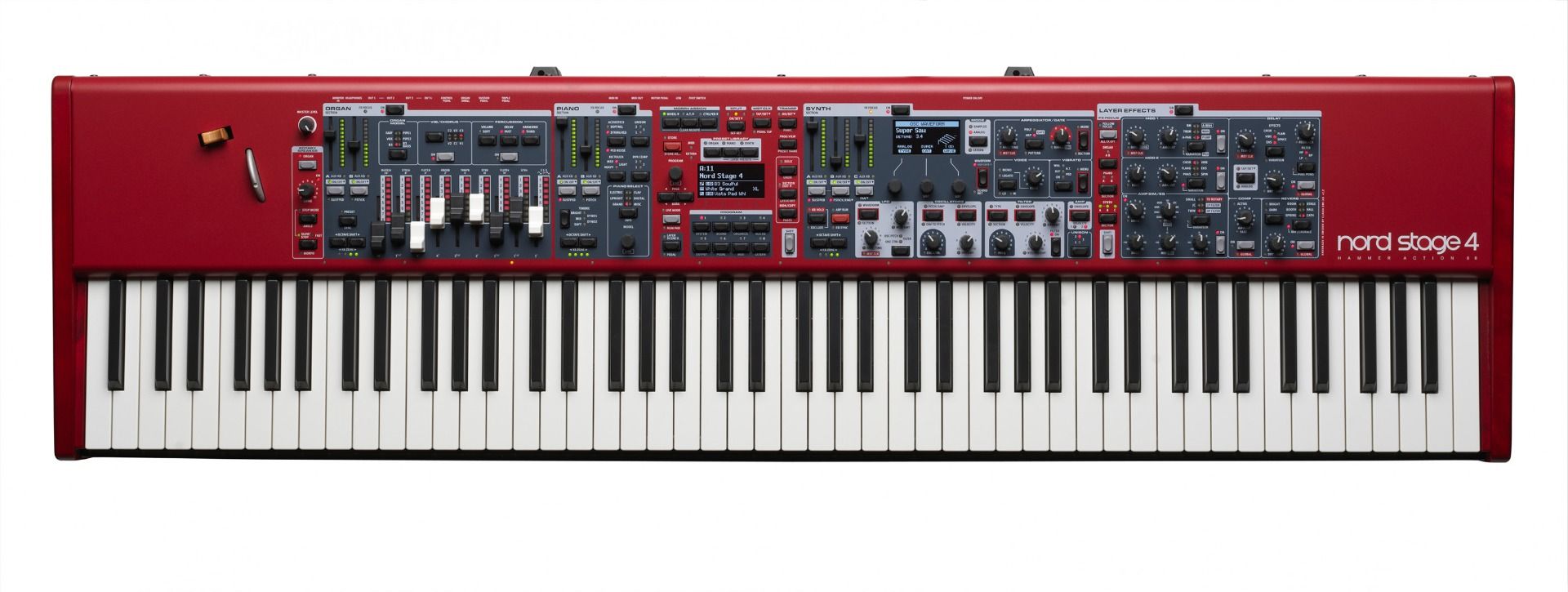 Clavia Nord Stage 4 88 synthesizer afbeelding