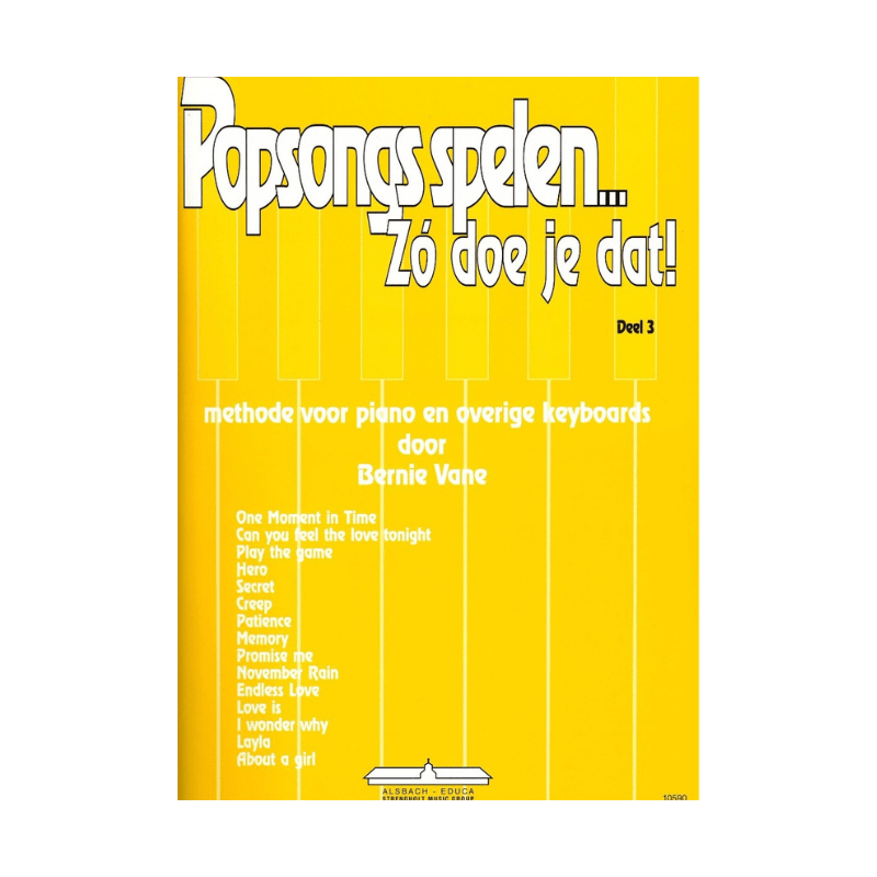 Bernie Vane Popsongs spelen; zo doe je dat! Deel 3