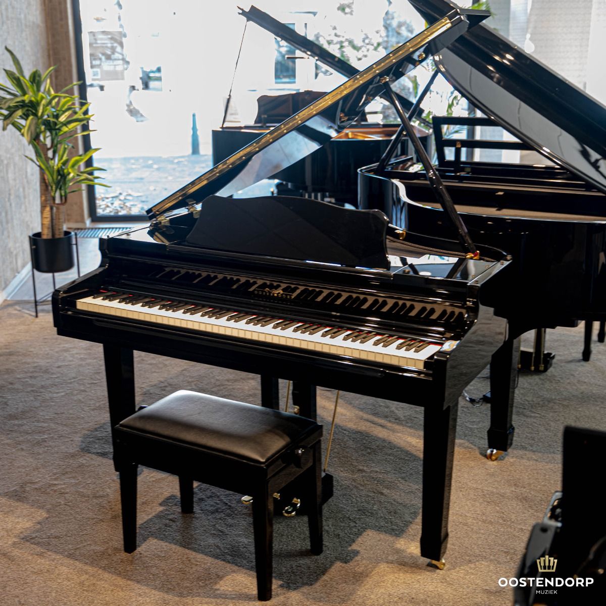 Oostendorp Digital Classic Semi Grand Elite III PE messing afbeelding