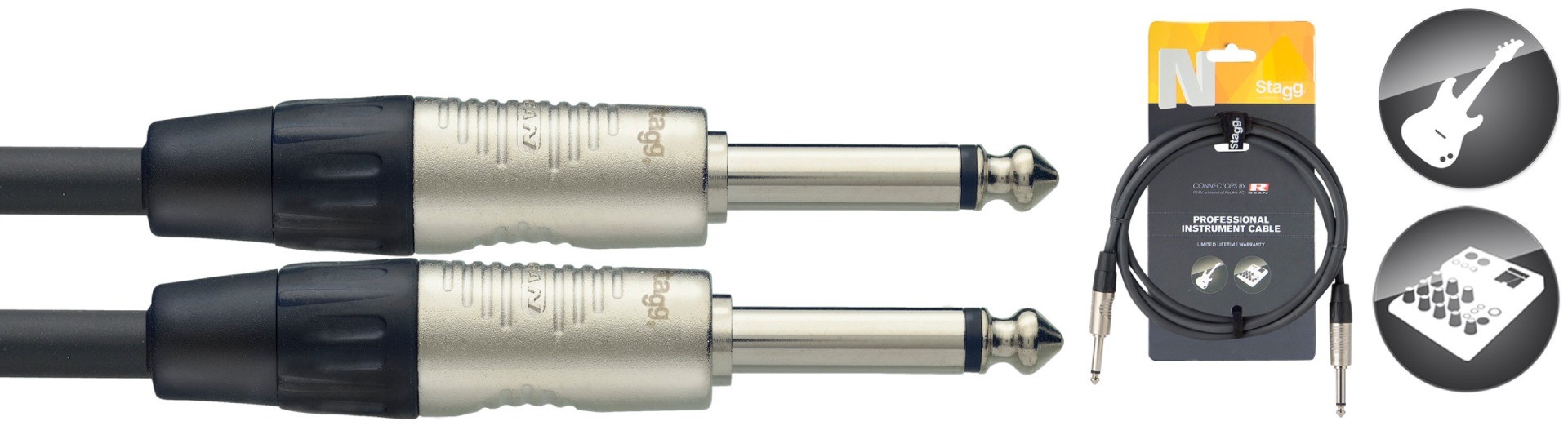 Stagg NGC1,5R instrumentkabel