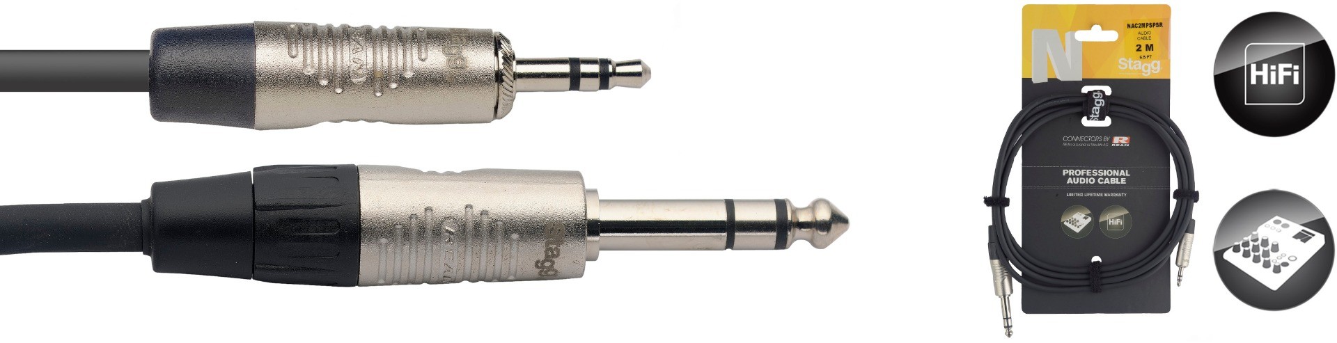 Stagg NAC2MPSPSR audiokabel afbeelding