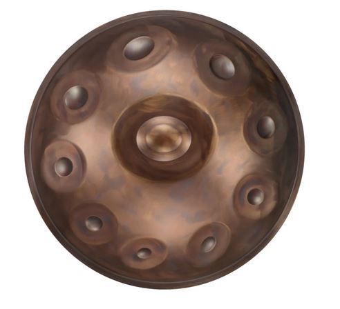 Oostendorp Mystic 440 bronze handpan afbeelding