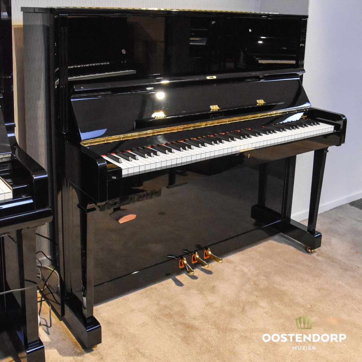 Petrof P 125 G1 PE messing silent piano 603901-2706 afbeelding