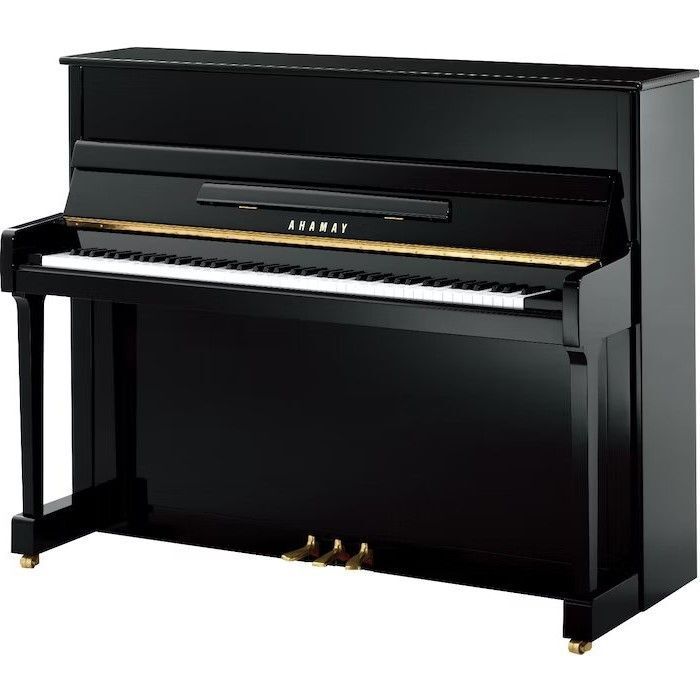 Yamaha P116 M PE messing piano (zwart hoogglans)