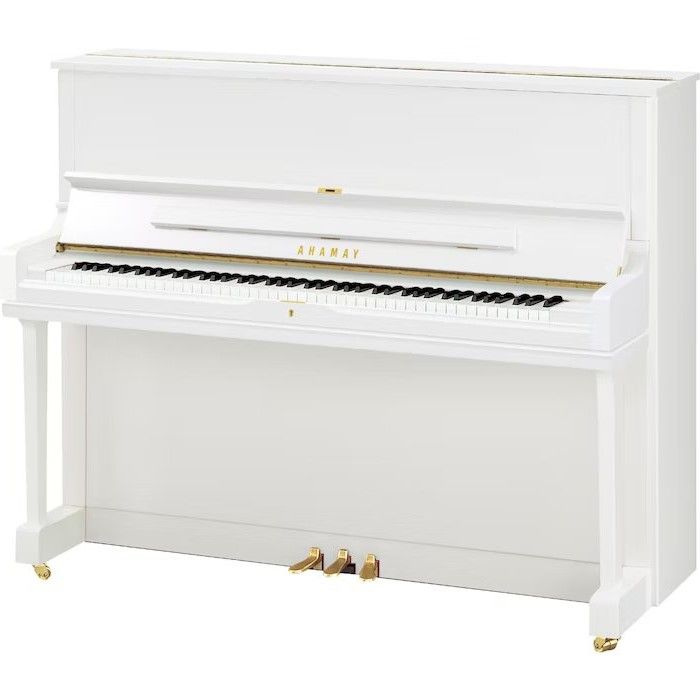 Yamaha YUS1 PWH messing piano (wit hoogglans) afbeelding