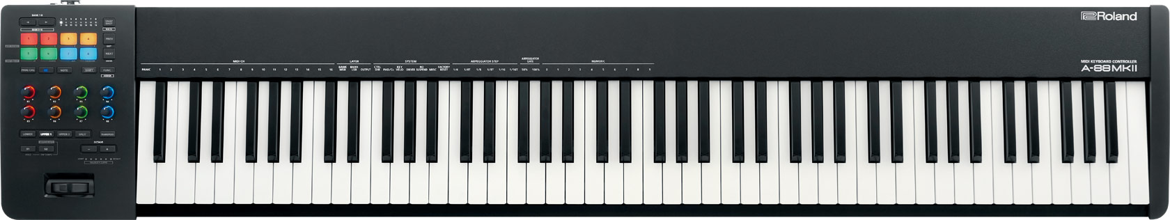 P043794_Roland A-88MKII MIDI-controller_MIDI controllers