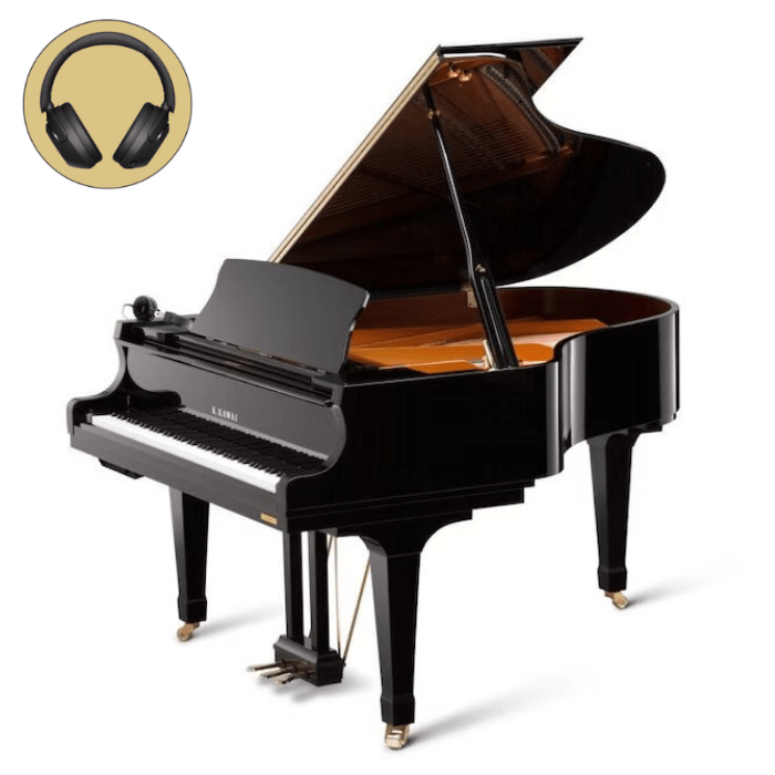 Kawai GX-2 AURES2 E/P messing silent vleugel afbeelding