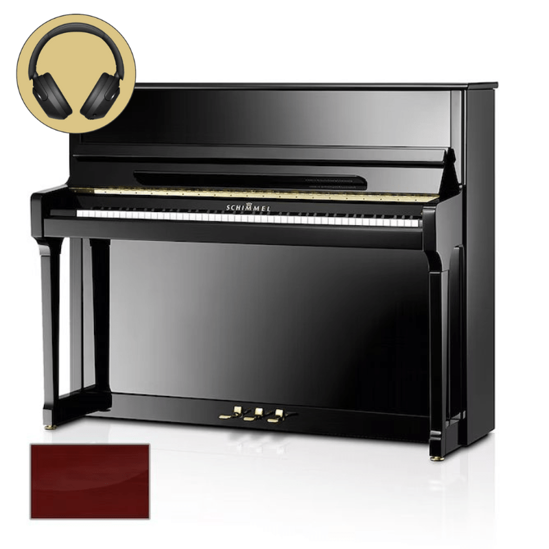 Schimmel Classic C121 T TwinTone MP messing silent piano