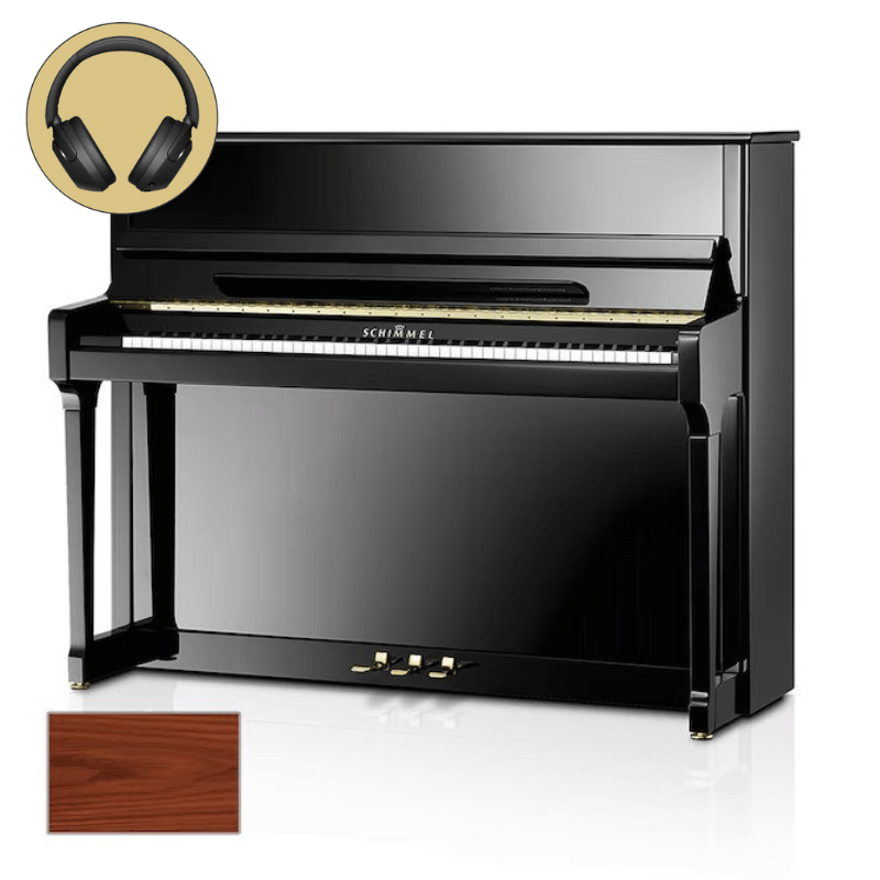 Schimmel Classic C121 T TwinTone NB messing silent piano