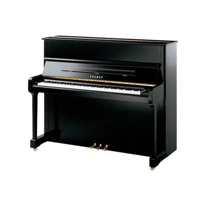 Yamaha P121 M PE messing piano (zwart hoogglans) afbeelding