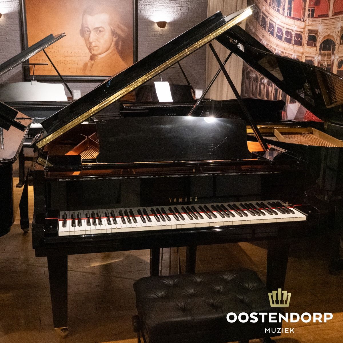 Yamaha C3X PE messing vleugel 6478232-1848 afbeelding