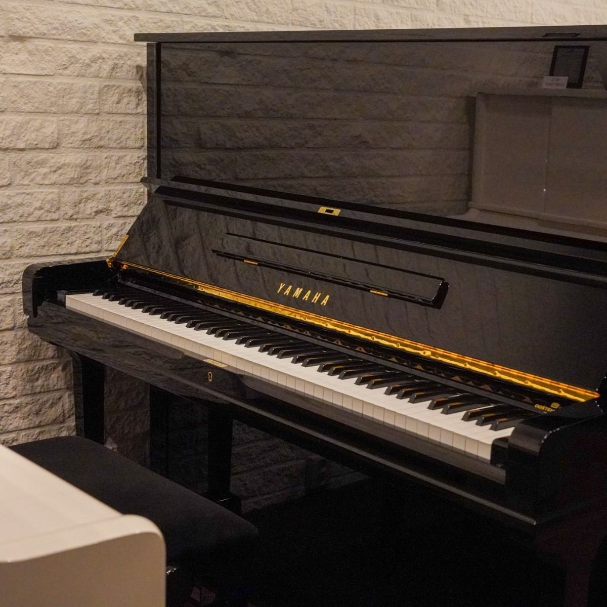 Yamaha U3H PE messing piano 2549994-2943 afbeelding