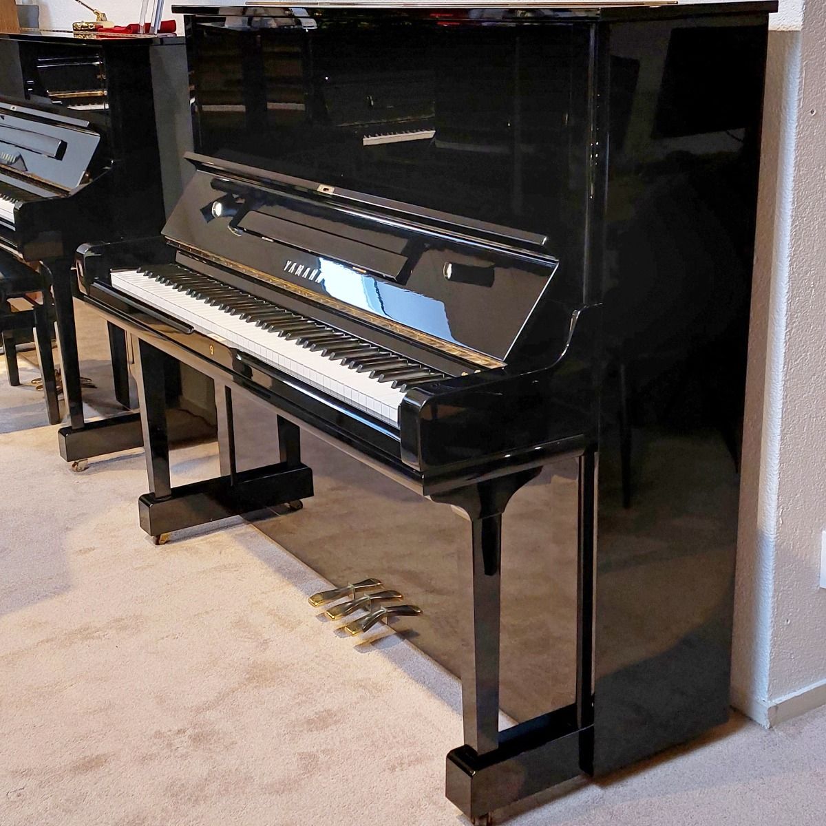 Yamaha U3M PE messing piano 3537312-1607 afbeelding