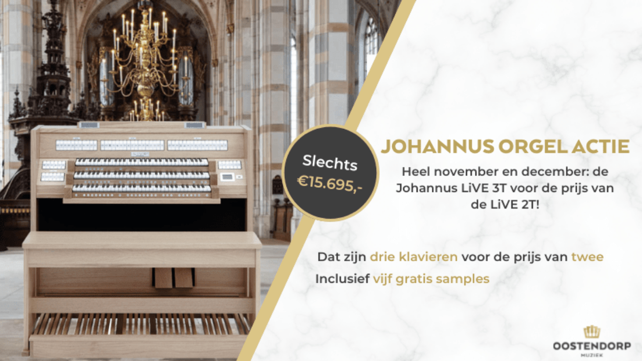 Johannus LiVE 3T kortingsactie