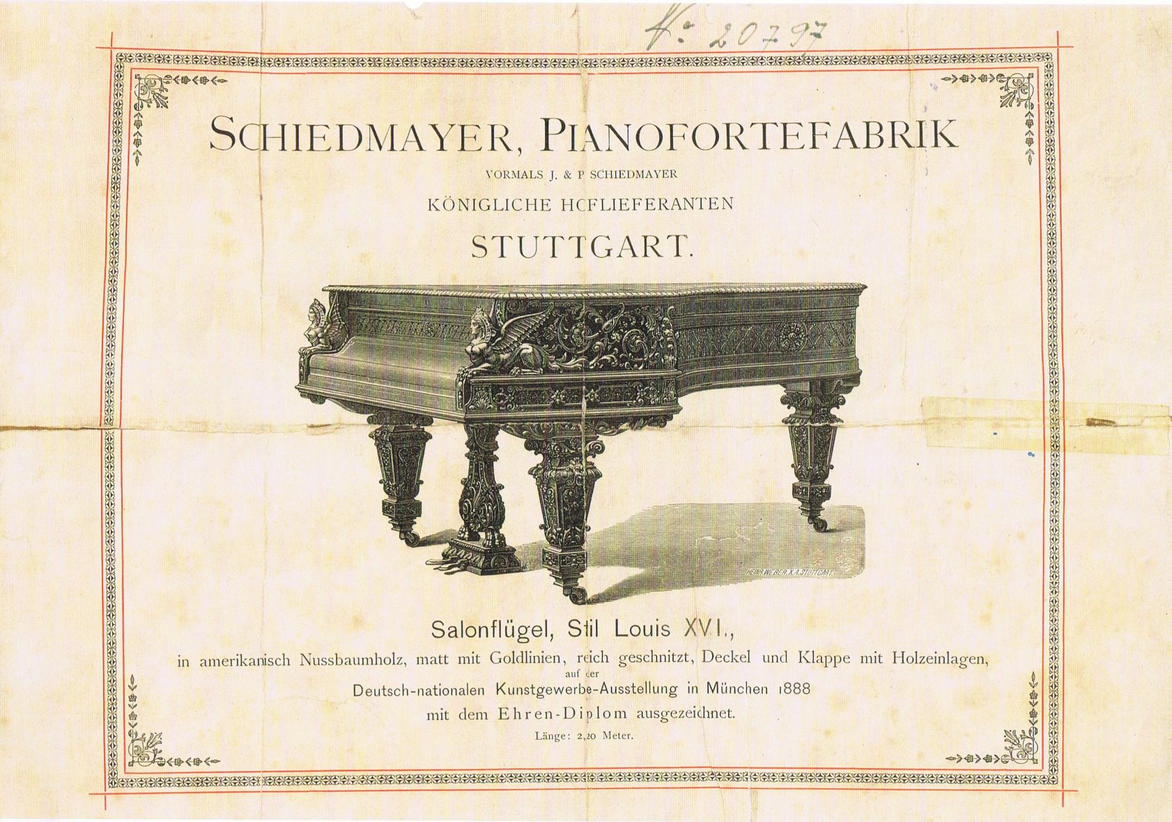 Schiedmayer piano